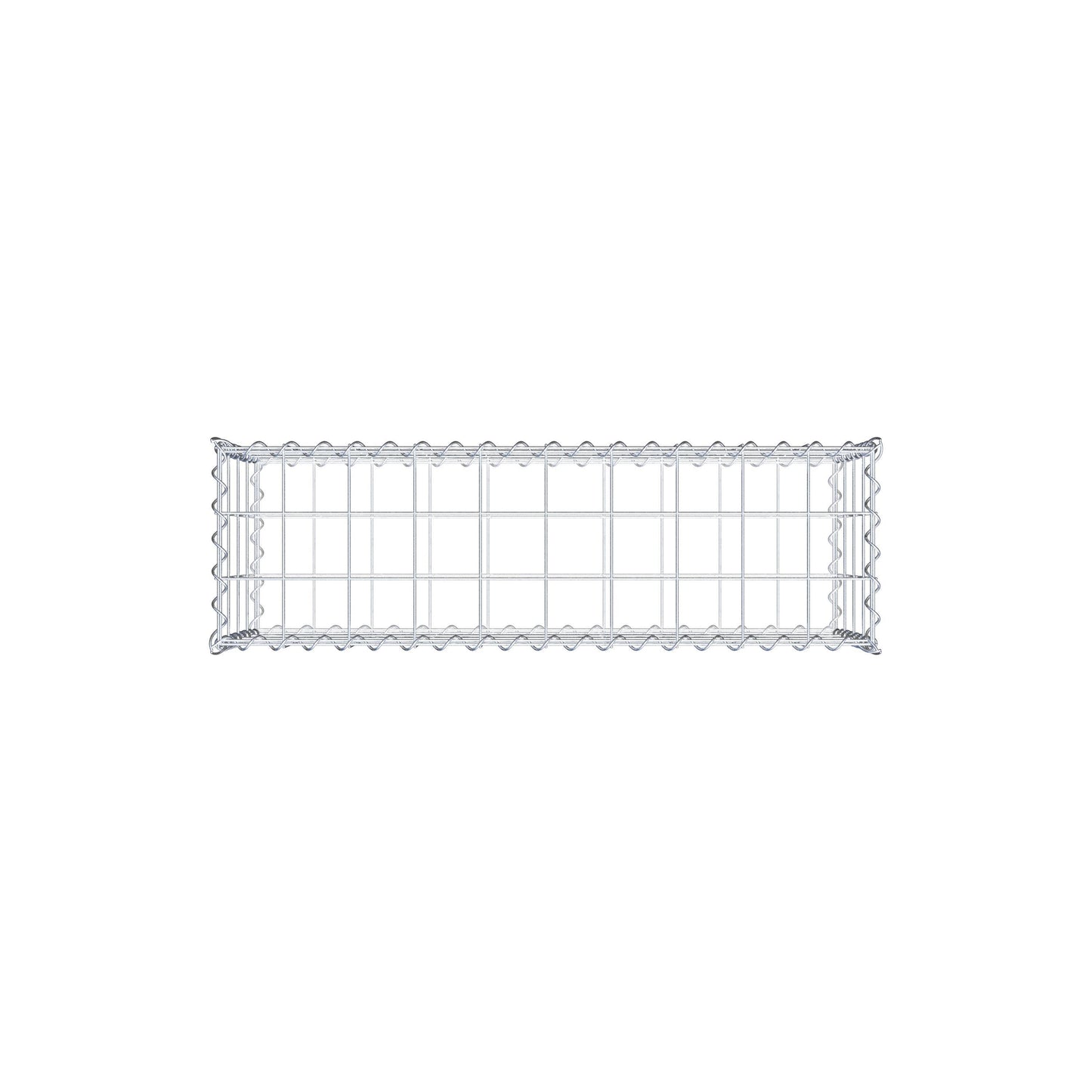 Gabion 100 cm x 40 cm x 30 cm (L x H x D), mesh size 10 cm x 10 cm, spiral