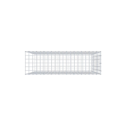 Fourche rapportée type 2 100 cm x 100 cm x 30 cm, mailles 5 cm x 10 cm, anneau en C