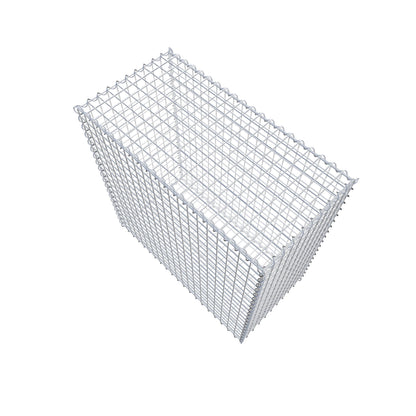 Gavión 100 cm x 100 cm x 50 cm (L x A x P), luz de malla 5 cm x 5 cm, en espiral