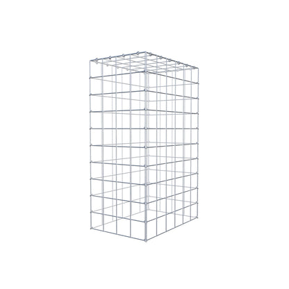 Type 3 oplegkorf 100 cm x 60 cm x 40 cm (L x H x D), maaswijdte 10 cm x 10 cm, C-ring