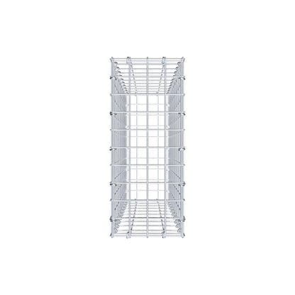 Gabione 100 cm x 20 cm x 50 cm (L x H x T), Maschenweite 5 cm x 10 cm, C-Ring