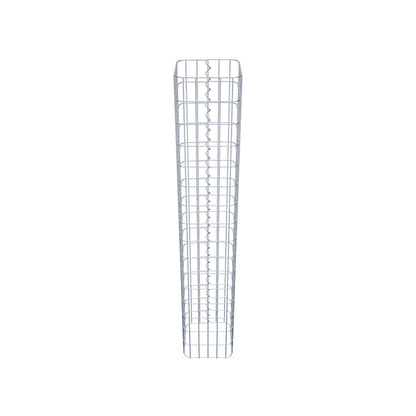 Schanskorfzuil hoekig 27 cm x 27 cm, 160 cm hoog, MW 5 cm x 10 cm