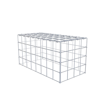 Anbaugabione Typ 3 80 cm x 40 cm x 40 cm (L x H x T), Maschenweite 10 cm x 10 cm, C-Ring