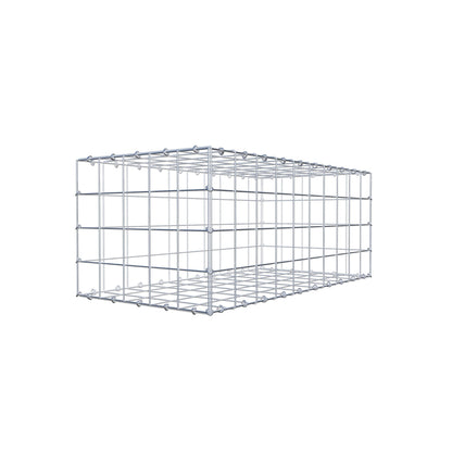 Gabião 100 cm x 40 cm x 50 cm (C x A x P), malhagem 10 cm x 10 cm, anel C