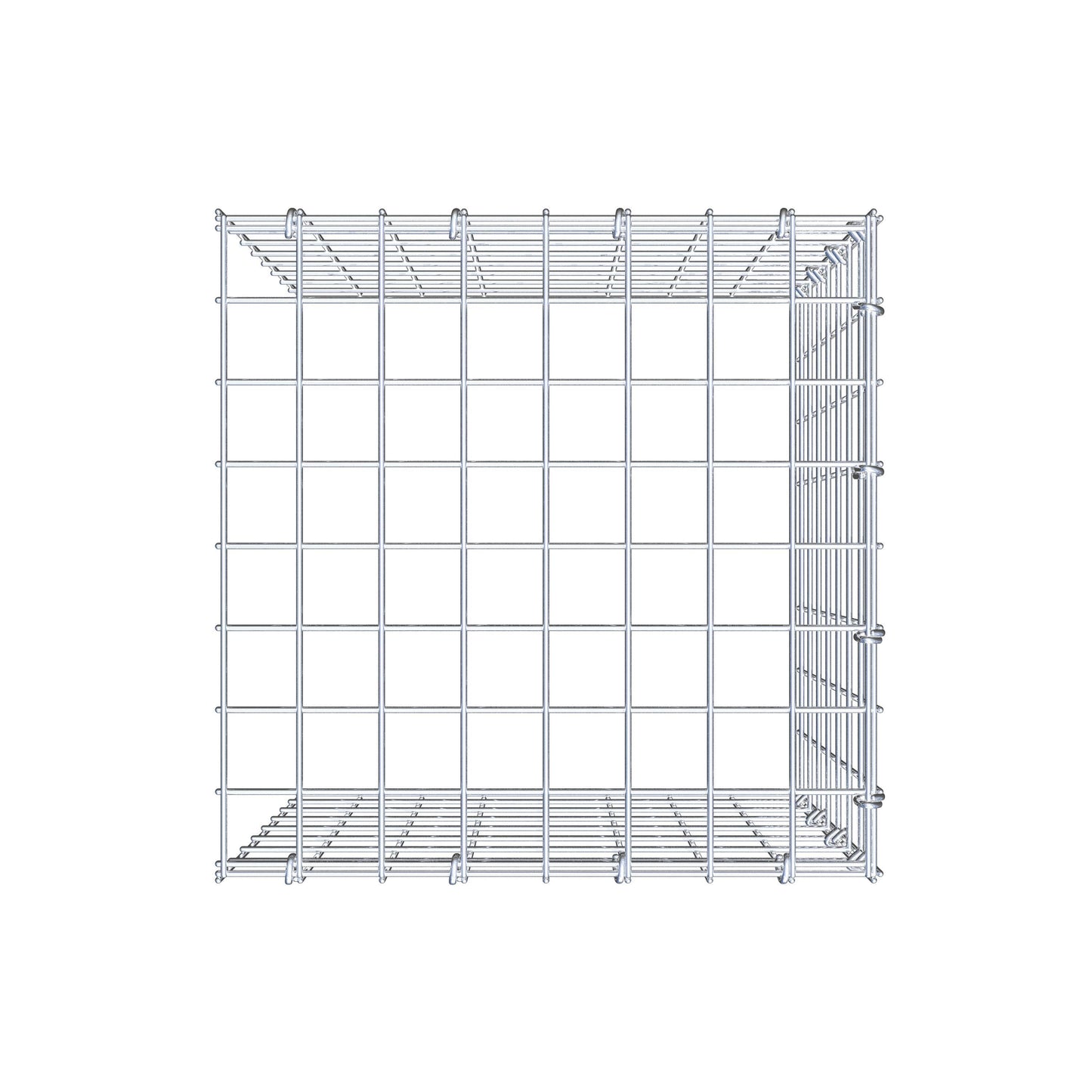 Extra gabion typ 4 40 cm x 40 cm x 40 cm (L x H x D), maskstorlek 5 cm x 5 cm, C-ring