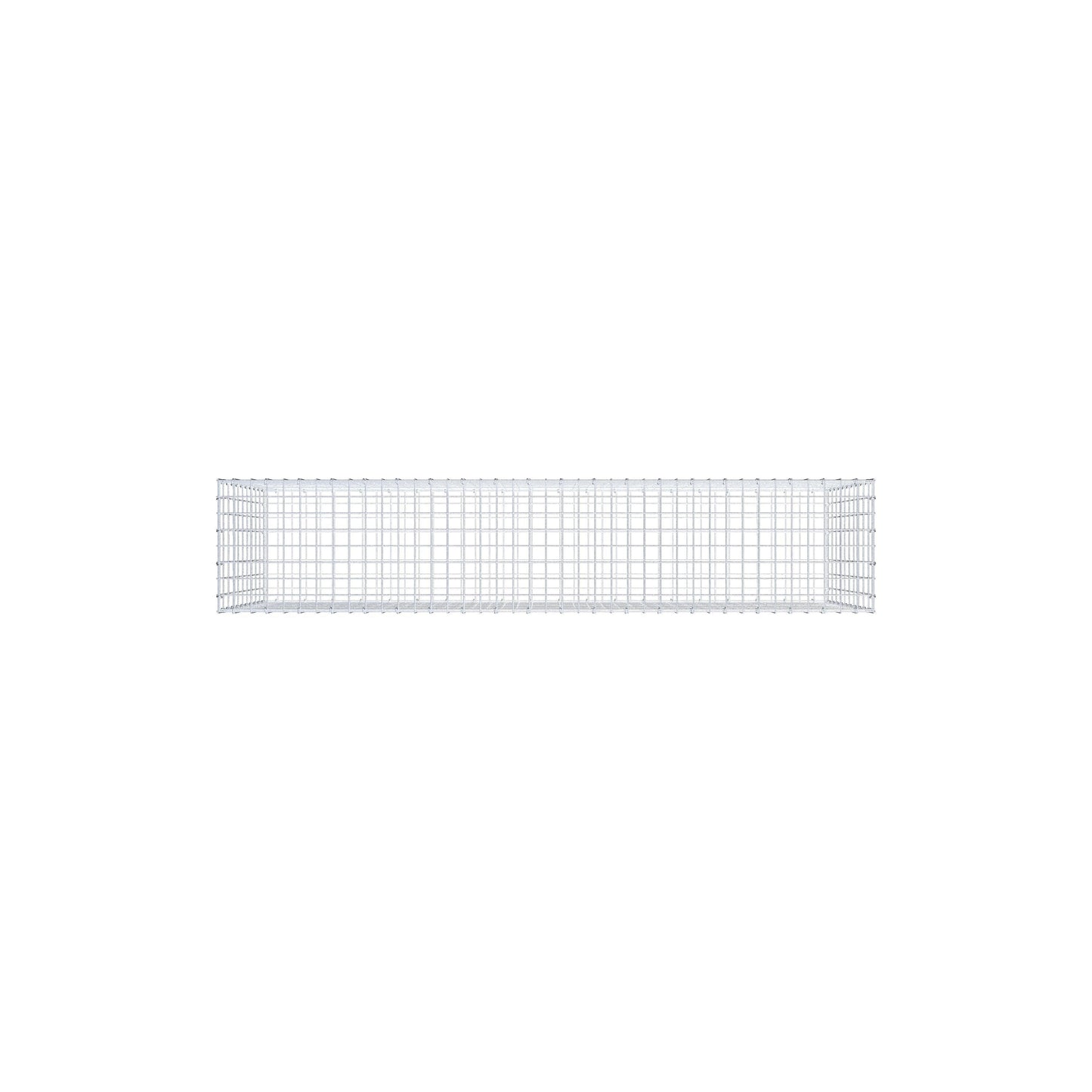 Schanskorf 200 cm x 100 cm x 40 cm (L x H x D), maaswijdte 5 cm x 10 cm, C-ring