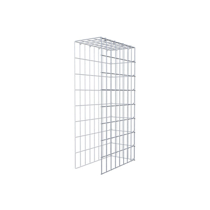 Anbaugabione Typ 4 80 cm x 40 cm x 20 cm (L x H x T), Maschenweite 5 cm x 10 cm, C-Ring