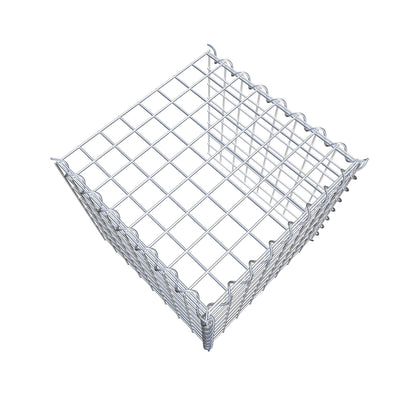 Fourche rapportée type 4 40 cm x 40 cm x 40 cm (L x H x P), mailles 5 cm x 5 cm, spirale