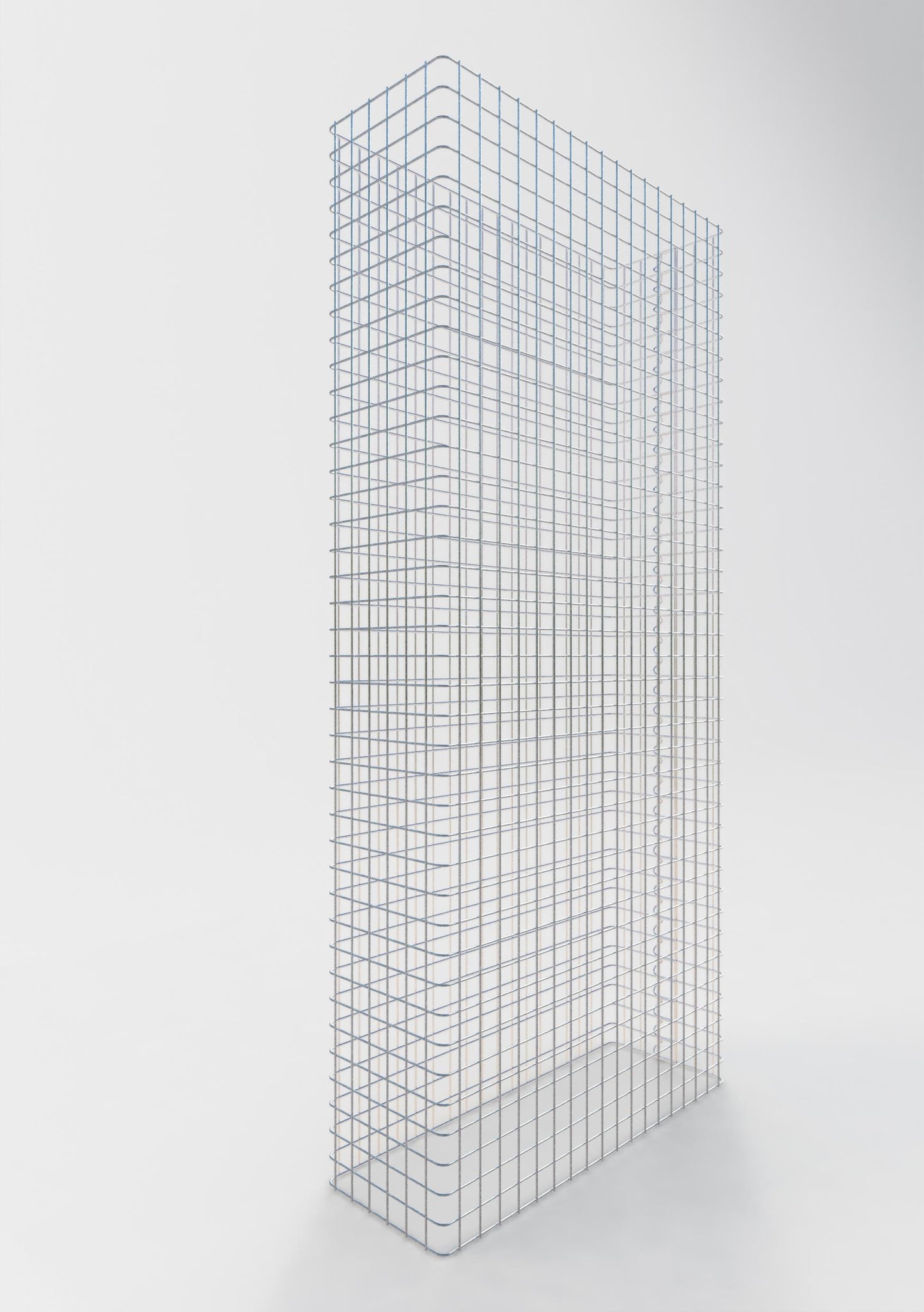 Valla de gaviones longitud 92 cm, altura 180 cm, profundidad 32 cm, malla 5 x 5 cm