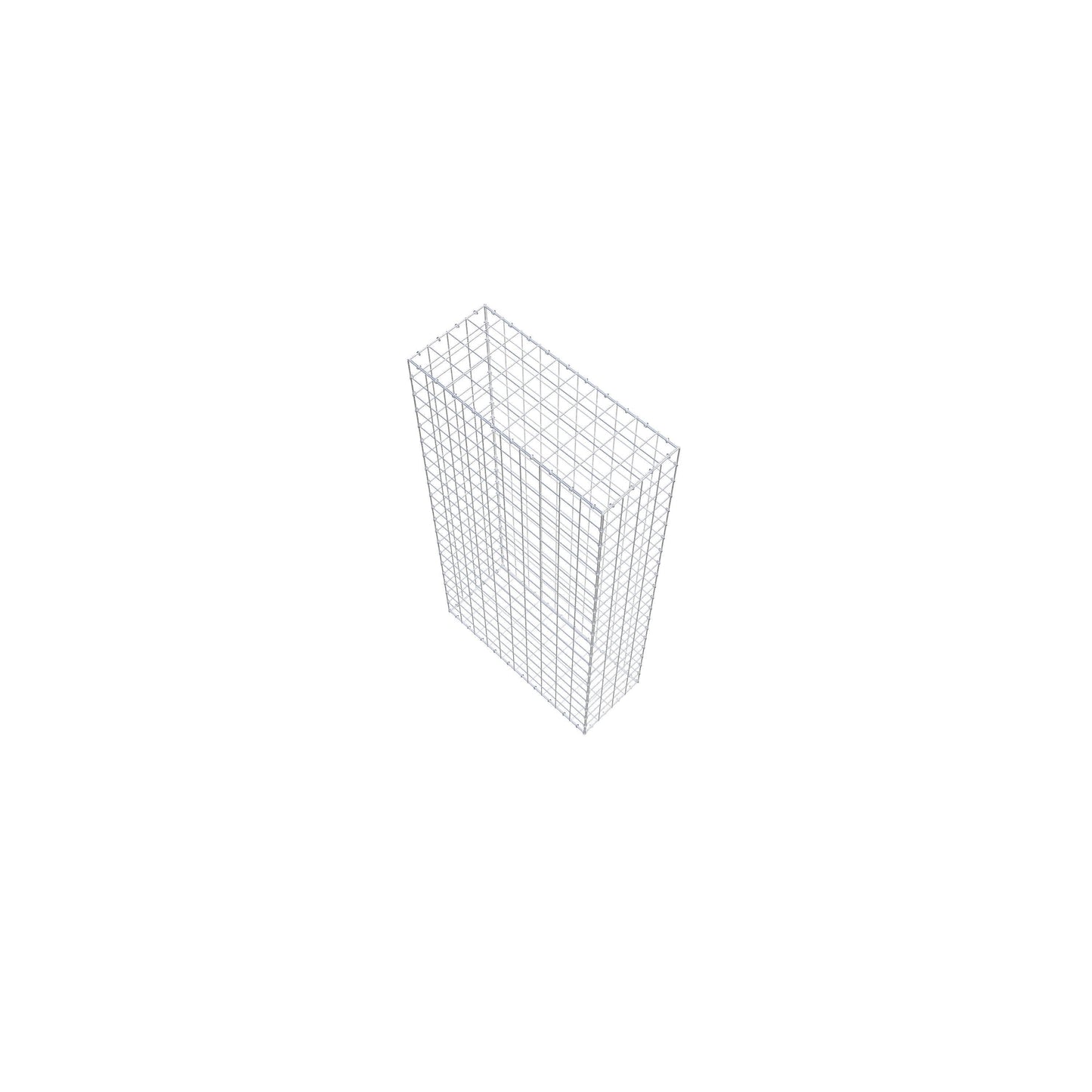 Gabione 200 cm x 100 cm x 40 cm (L x H x T), Maschenweite 10 cm x 10 cm, C-Ring