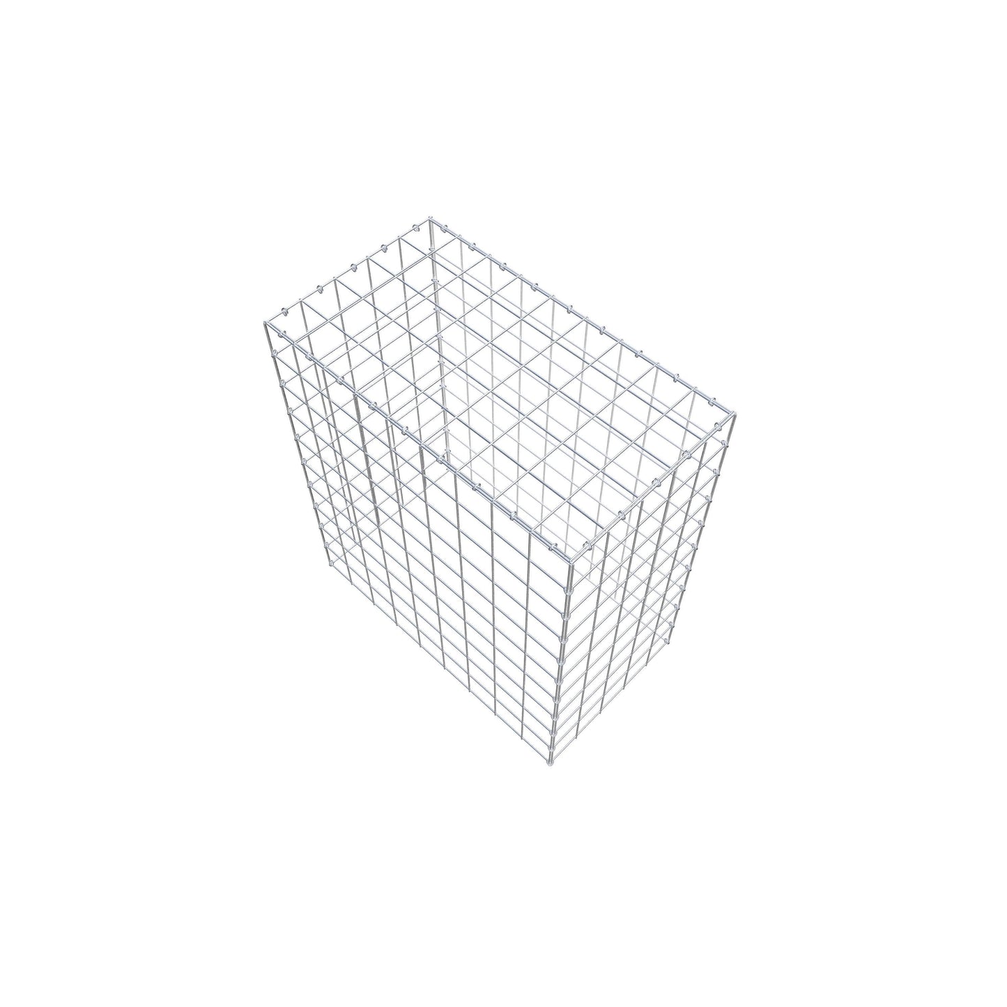 Gavión complementario de tipo 3 100 cm x 90 cm x 50 cm (L x A x P), malla 10 cm x 10 cm, anillo en C