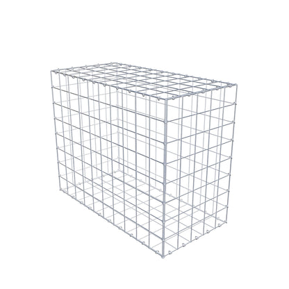 Gabião 100 cm x 80 cm x 50 cm (C x A x P), malhagem 10 cm x 10 cm, anel C