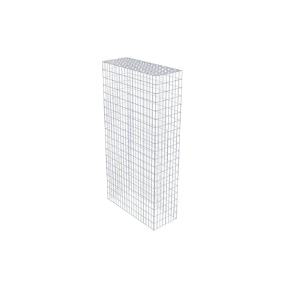 Gabião Tipo 3 200 cm x 100 cm x 40 cm (C x A x P), malhagem 5 cm x 10 cm, anel C