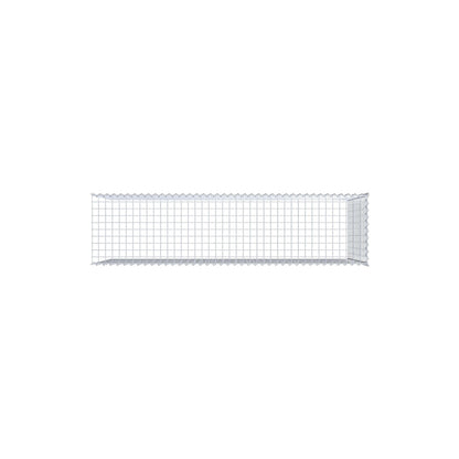 Anbaugabione Typ 4 200 cm x 100 cm x 50 cm (L x H x T), Maschenweite 5 cm x 5 cm, Spirale