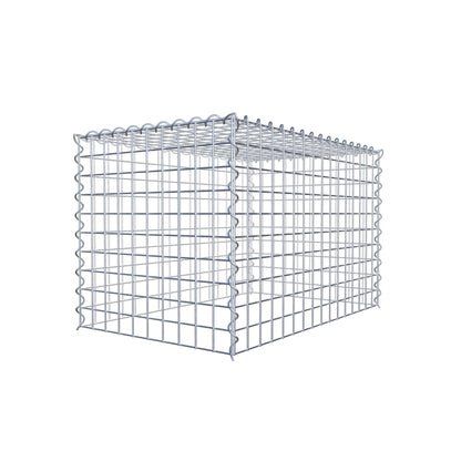Anbaugabione Typ 3 80 cm x 50 cm x 50 cm (L x H x T), Maschenweite 5 cm x 5 cm, Spirale