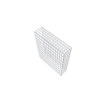 Mounted gabion type 4 100 cm x 80 cm x 20 cm (L x H x D), mesh size 5 cm x 10 cm, C-ring