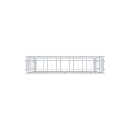 Gabião Tipo 3 100 cm x 90 cm x 20 cm (C x A x P), malhagem 5 cm x 10 cm, anel C