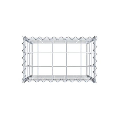 Gavión adicional tipo 3 50 cm x 50 cm x 30 cm (L x A x P), malla 10 cm x 10 cm, en espiral