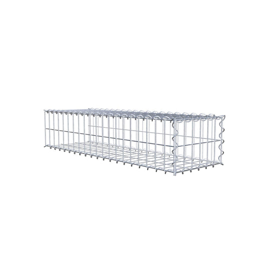 Add-on schanskorf type 2 100 cm x 20 cm x 30 cm (L x H x D), maaswijdte 5 cm x 10 cm, spiraalvormig