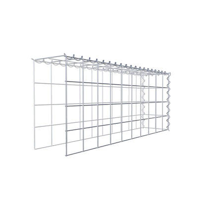 Extra gabion typ 4 100 cm x 40 cm x 20 cm (L x H x D), maskstorlek 10 cm x 10 cm, spiral