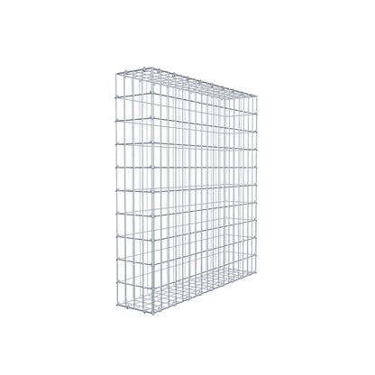 Gabbione 100 cm x 90 cm x 20 cm (L x H x P), maglia 5 cm x 10 cm, anello a C