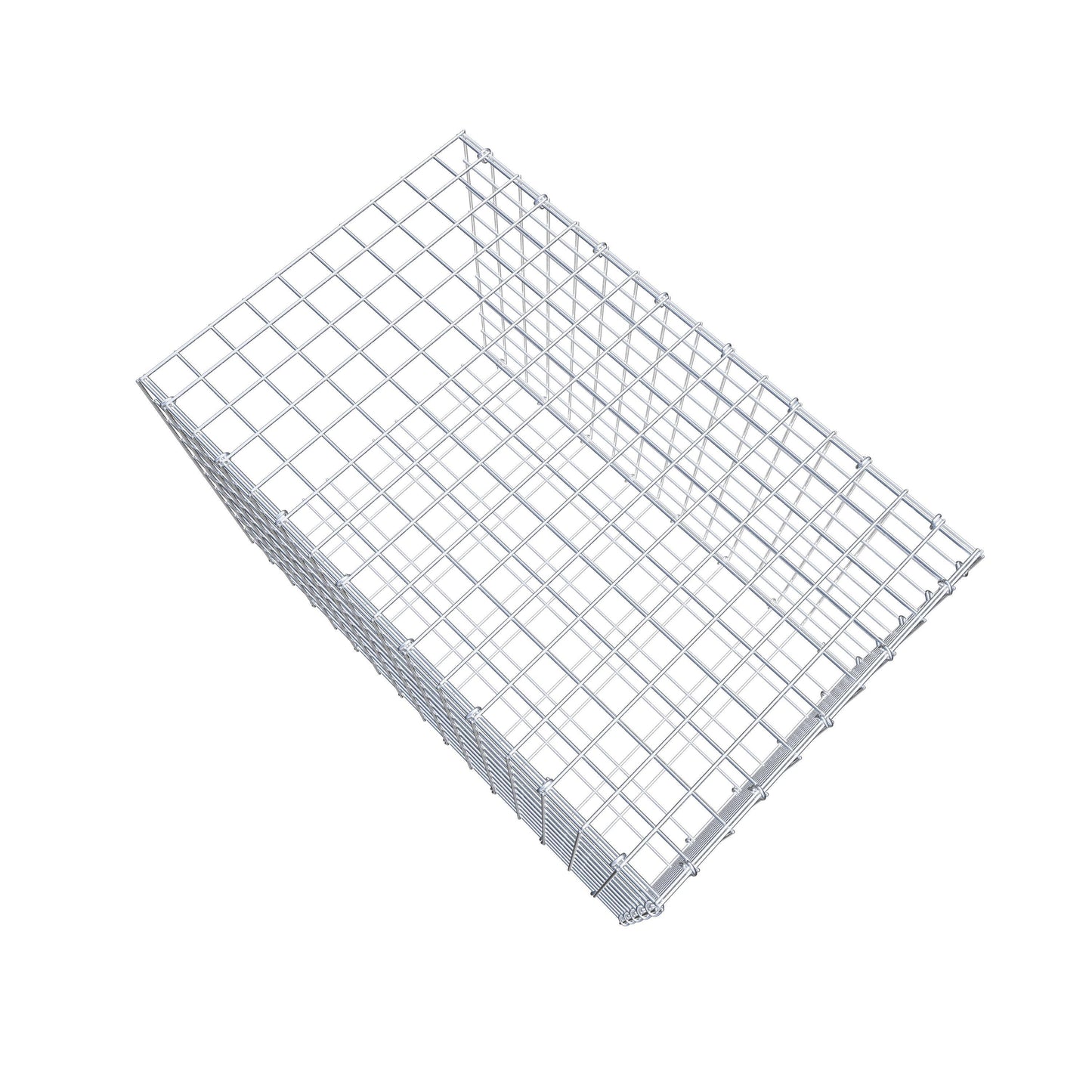 Opzetpaal type 2 80 cm x 50 cm x 50 cm (L x H x D), maaswijdte 5 cm x 5 cm, C-ring