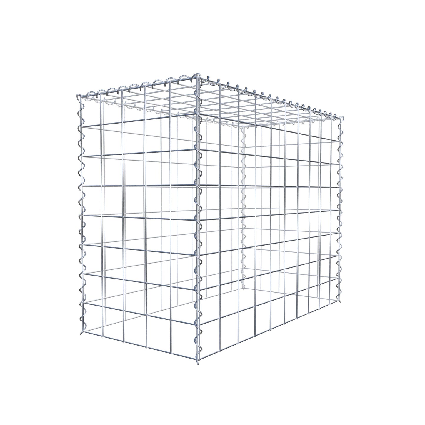 Gavión complementario tipo 3 100 cm x 80 cm x 50 cm (L x A x P), malla 10 cm x 10 cm, espiral