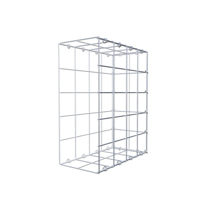 Gavión complementario de tipo 2 50 cm x 40 cm x 20 cm (L x A x P), malla 10 cm x 10 cm, anillo en C