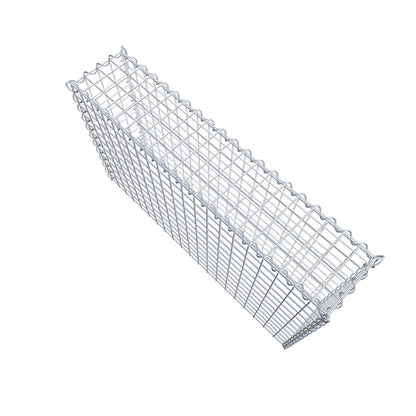 Add-on schanskorf type 3 100 cm x 60 cm x 20 cm (L x H x D), maaswijdte 5 cm x 5 cm, spiraalvormig