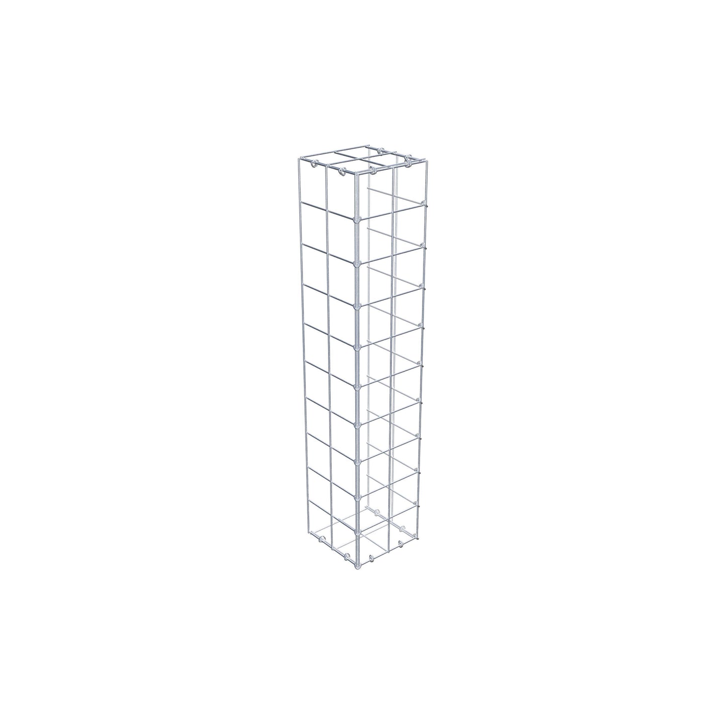 Gabião tipo 2 100 cm x 20 cm x 20 cm (C x A x P), malhagem 10 cm x 10 cm, anel C