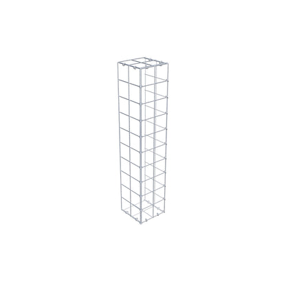 Gabião tipo 2 100 cm x 20 cm x 20 cm (C x A x P), malhagem 10 cm x 10 cm, anel C