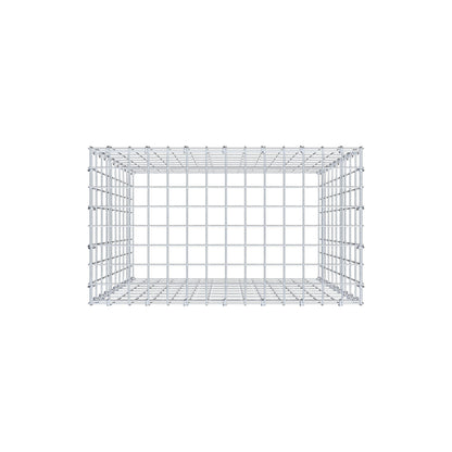 Gavión complementario de tipo 3 100 cm x 70 cm x 40 cm (largo x alto x fondo), malla 5 cm x 10 cm, anillo en C