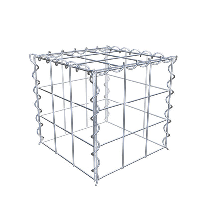 Gavión adicional tipo 3 30 cm x 30 cm x 30 cm (L x A x P), malla 10 cm x 10 cm, en espiral