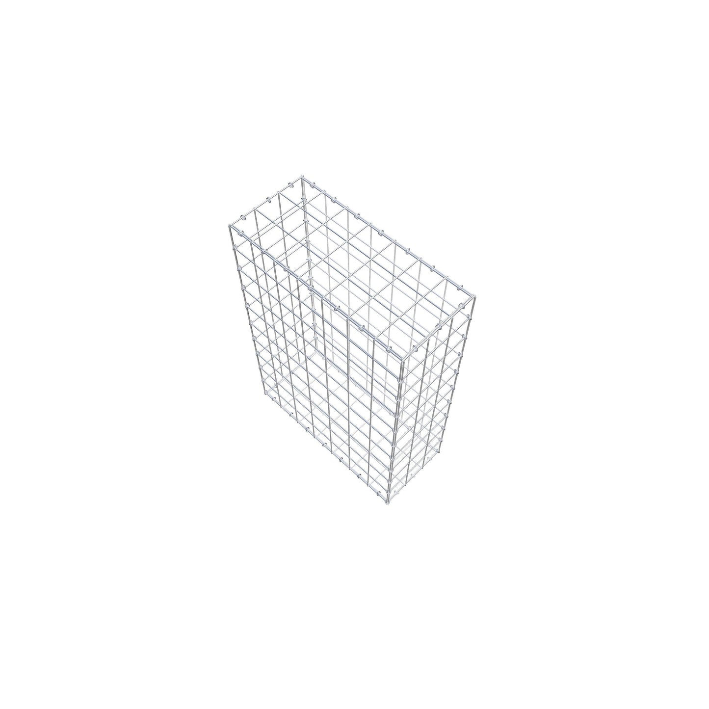 Gabião 100 cm x 70 cm x 30 cm (C x A x P), malhagem 10 cm x 10 cm, anel C