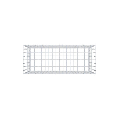 Gavión complementario de tipo 3 100 cm x 70 cm x 40 cm (largo x alto x fondo), malla 5 cm x 10 cm, anillo en C
