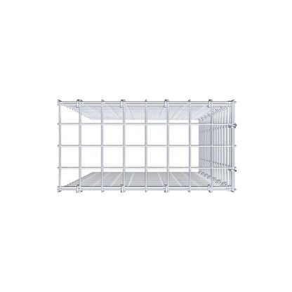 Anbaugabione Typ 4 80 cm x 40 cm x 20 cm (L x H x T), Maschenweite 5 cm x 5 cm, C-Ring