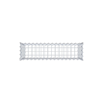 Gabbione 80 cm x 40 cm x 20 cm (L x H x P), maglia 5 cm x 5 cm, spirale
