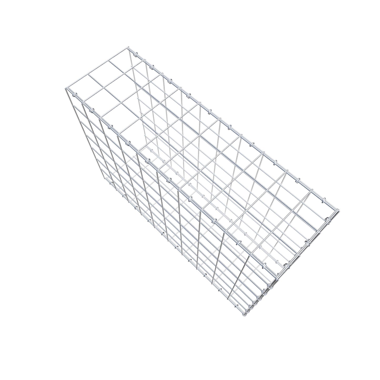 Type 2 oplegkorf 100 cm x 70 cm x 30 cm (L x H x D), maaswijdte 10 cm x 10 cm, C-ring