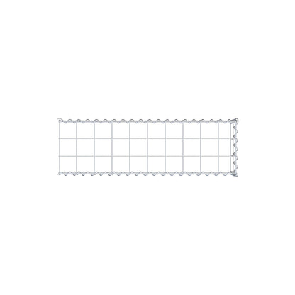 Add-on schanskorf type 4 100 cm x 20 cm x 30 cm (L x H x D), maaswijdte 10 cm x 10 cm, spiraal