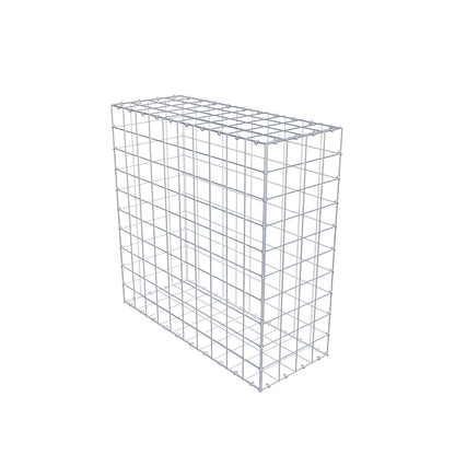 Gabião 100 cm x 100 cm x 40 cm (C x A x P), malhagem 10 cm x 10 cm, anel C