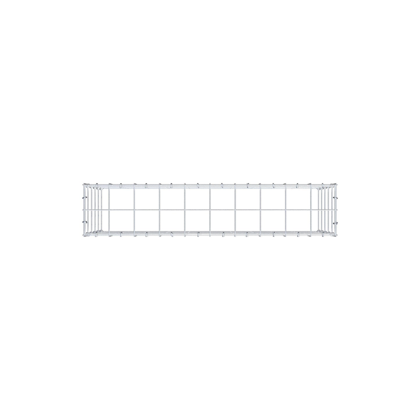 Gabião Tipo 3 100 cm x 50 cm x 20 cm (C x A x P), malhagem 10 cm x 10 cm, anel C
