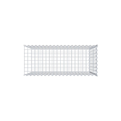Gavión complementario tipo 2 100 cm x 80 cm x 40 cm (L x A x P), malla 5 cm x 10 cm, espiral