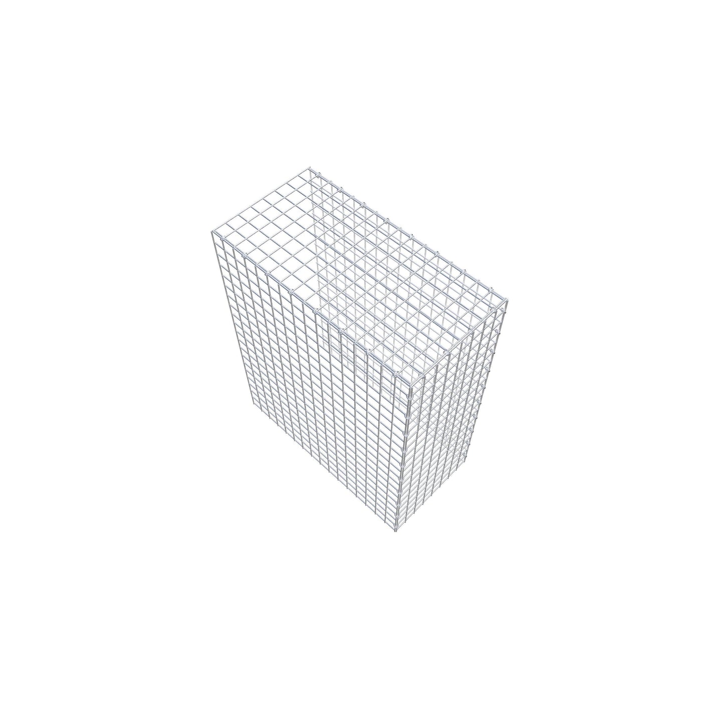 Gavión adicional tipo 4 100 cm x 80 cm x 40 cm (L x A x P), malla 5 cm x 5 cm, anillo en C