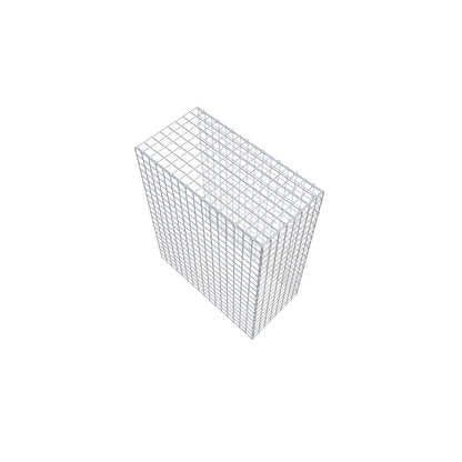 Gavión adicional tipo 4 100 cm x 80 cm x 40 cm (L x A x P), malla 5 cm x 5 cm, anillo en C