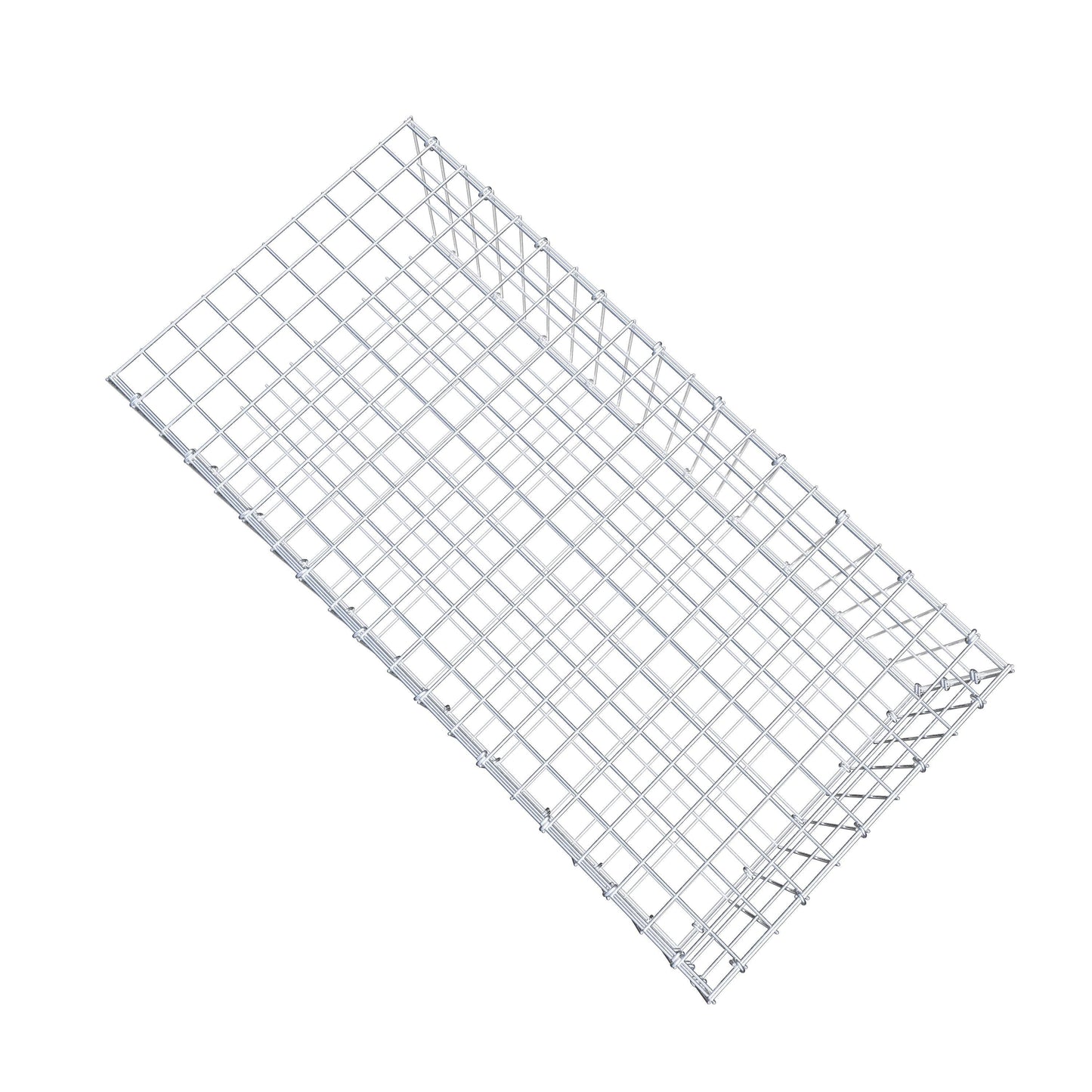 Fourche rapportée type 2 100 cm x 30 cm x 50 cm, mailles 5 cm x 10 cm, anneau en C