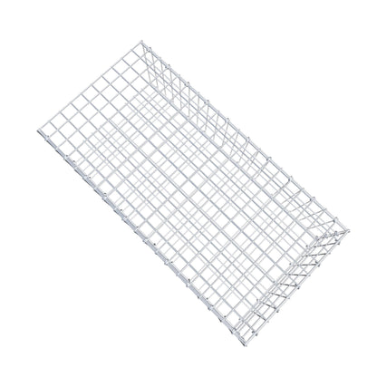 Fourche rapportée type 2 100 cm x 30 cm x 50 cm, mailles 5 cm x 10 cm, anneau en C