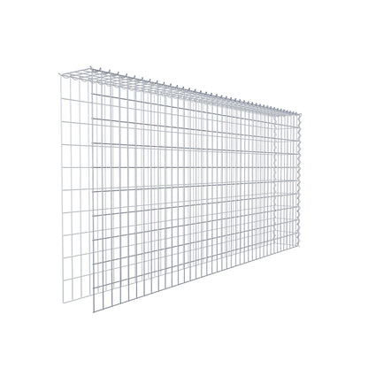 Anbaugabione Typ 4 200 cm x 100 cm x 20 cm (L x H x T), Maschenweite 5 cm x 10 cm, Spirale
