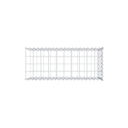 Gavión complementario tipo 2 100 cm x 40 cm x 40 cm (L x A x P), malla 10 cm x 10 cm, espiral