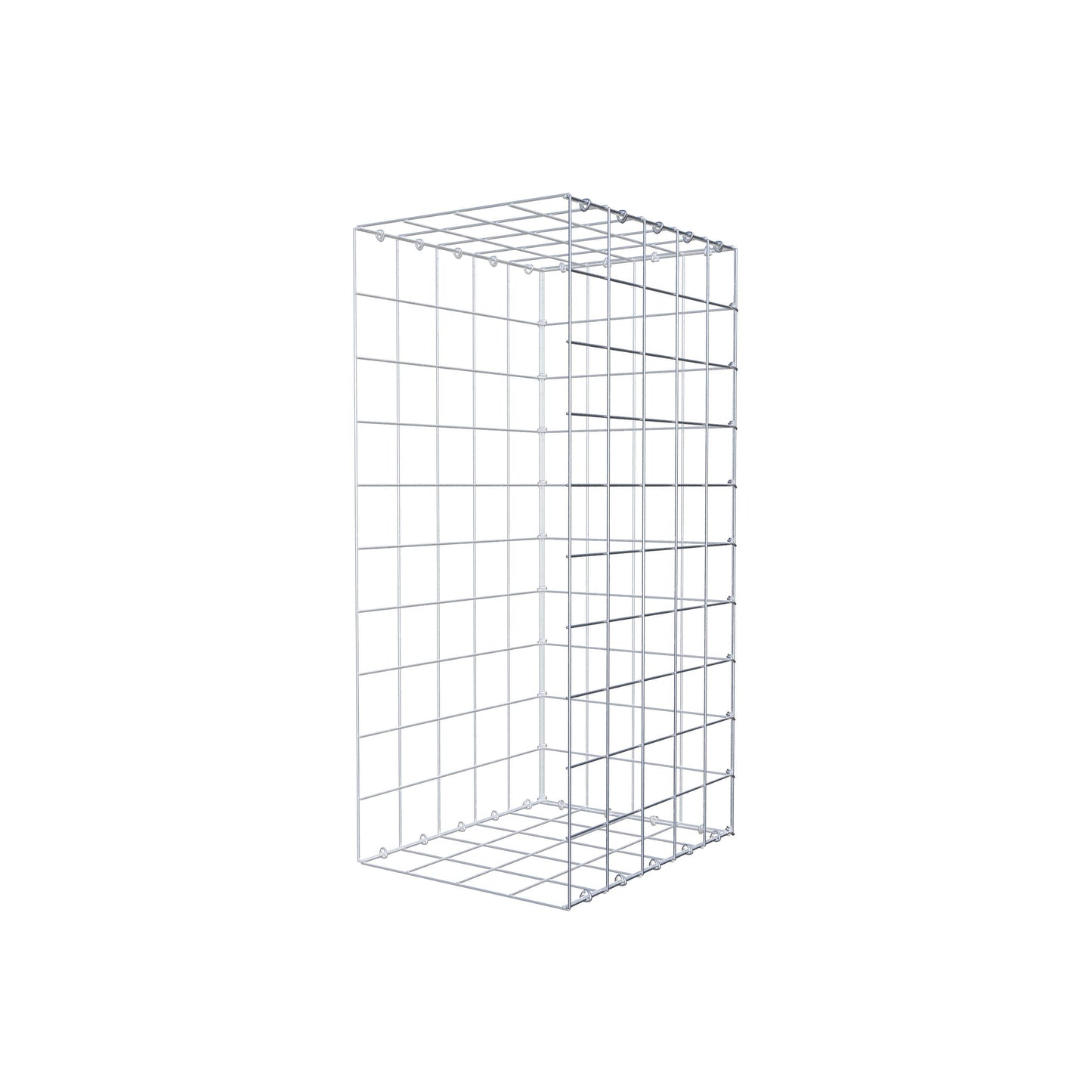 Anbaugabione Typ 2 100 cm x 50 cm x 40 cm (L x H x T), Maschenweite 10 cm x 10 cm, C-Ring
