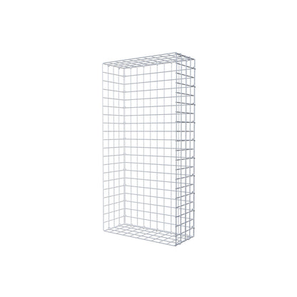 Gavión acoplable tipo 2 100 cm x 20 cm x 50 cm (L x A x P), malla 5 cm x 5 cm, anillo en C